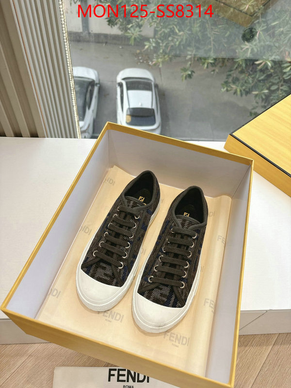 Men Shoes-Fendi best aaaaa ID: SS8314 $: 125USD