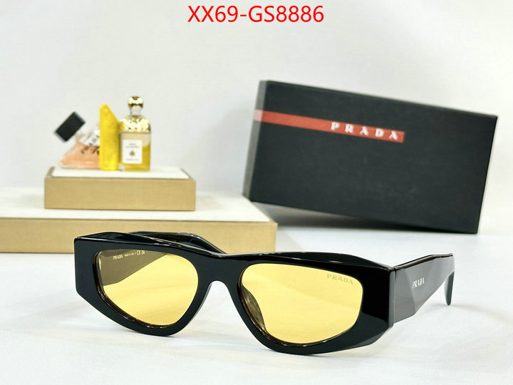 Glasses-Prada what's the best place to buy replica ID: GS8886 $: 69USD