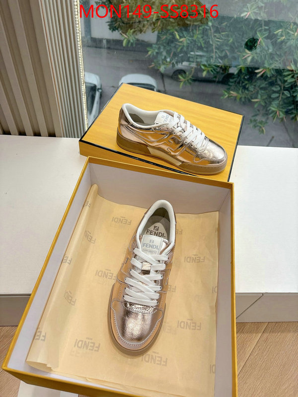 Men Shoes-Fendi perfect quality designer replica ID: SS8316 $: 149USD