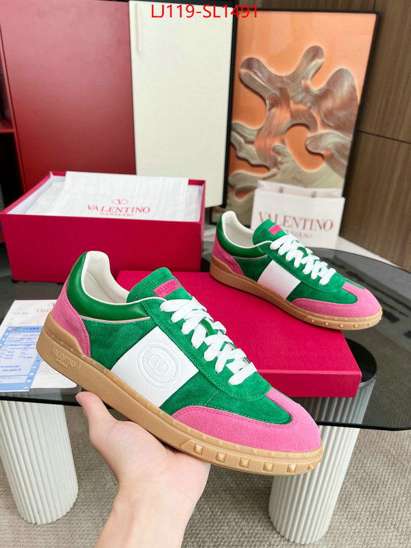 Men Shoes-Valentino high quality replica designer ID: SL1491 $: 129USD