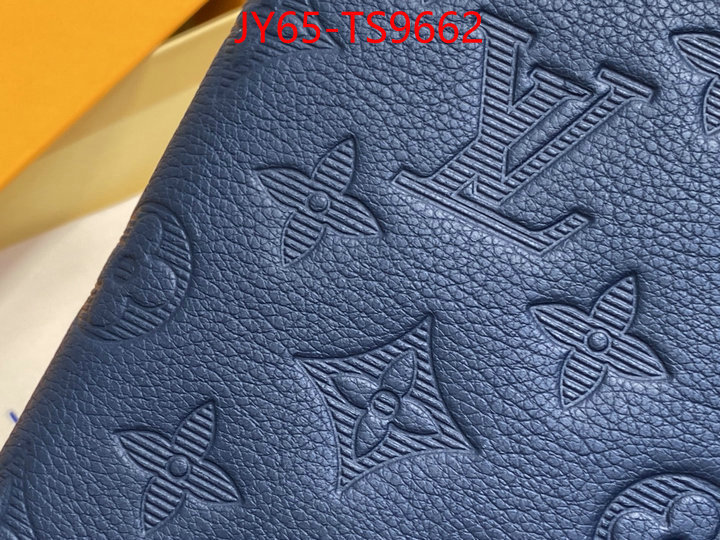 LV Bags(TOP)-Wallet cheap ID: TS9662 $: 65USD,