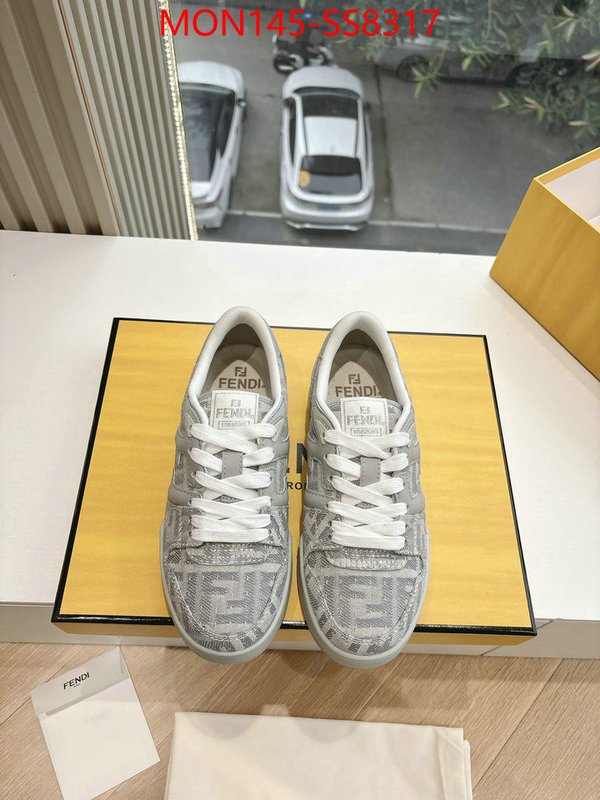Men Shoes-Fendi 2024 aaaaa replica 1st copy ID: SS8317 $: 145USD
