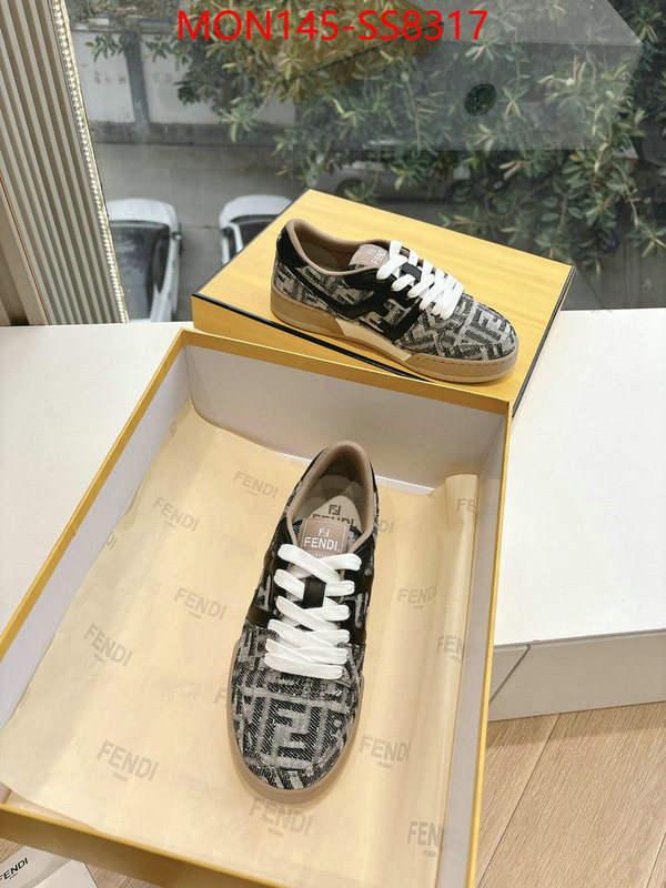 Men Shoes-Fendi 2024 aaaaa replica 1st copy ID: SS8317 $: 145USD