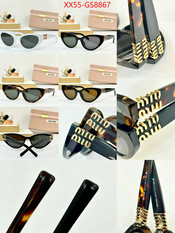 Glasses-Miu Miu online sale ID: GS8867 $: 55USD