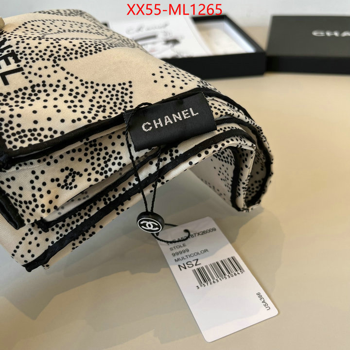 Scarf-Chanel wholesale designer shop ID: ML1265 $: 55USD