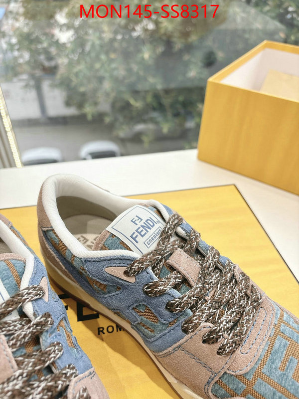 Men Shoes-Fendi 2024 aaaaa replica 1st copy ID: SS8317 $: 145USD