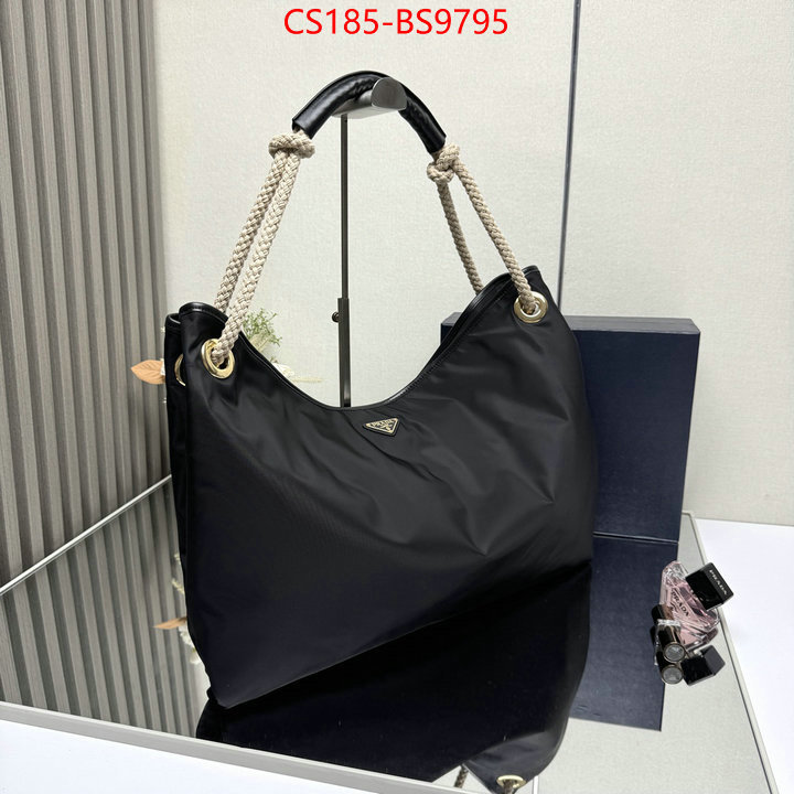 Prada Bags(TOP)-Handbag- replica us ID: BS9795 $: 185USD,