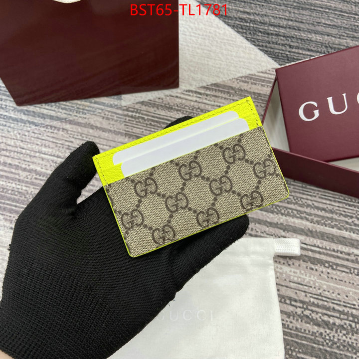 Gucci Bags(TOP)-Wallet- designer wholesale replica ID: TL1781 $: 65USD,
