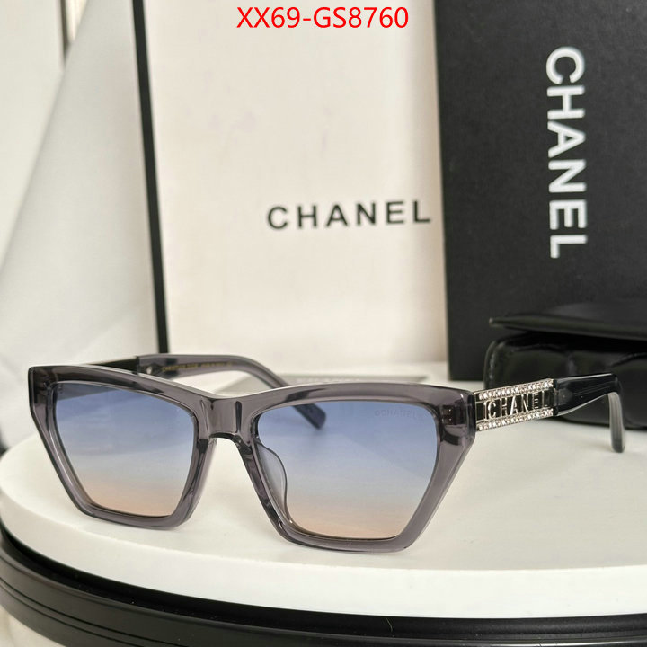 Glasses-Chanel we provide top cheap aaaaa ID: GS8760 $: 69USD