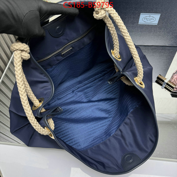Prada Bags(TOP)-Handbag- replica us ID: BS9795 $: 185USD,