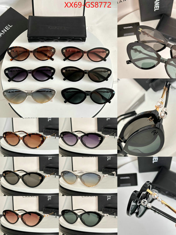Glasses-Chanel best luxury replica ID: GS8772 $: 69USD