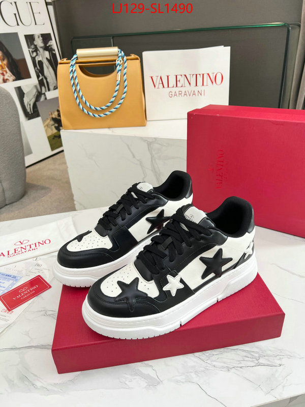 Men Shoes-Valentino mirror quality ID: SL1490 $: 129USD