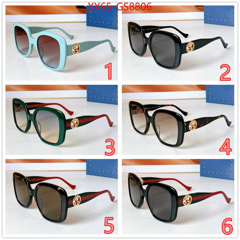 Glasses-Gucci fake aaaaa ID: GS8806 $: 65USD