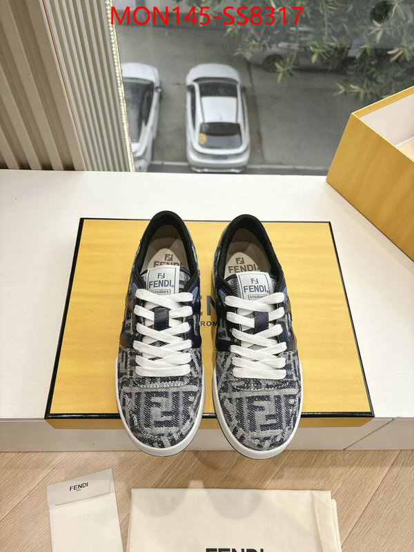 Men Shoes-Fendi 2024 aaaaa replica 1st copy ID: SS8317 $: 145USD