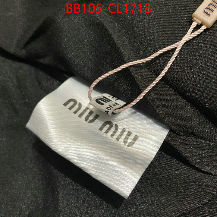 Clothing-MIU MIU where should i buy to receive ID: CL1718 $: 105USD
