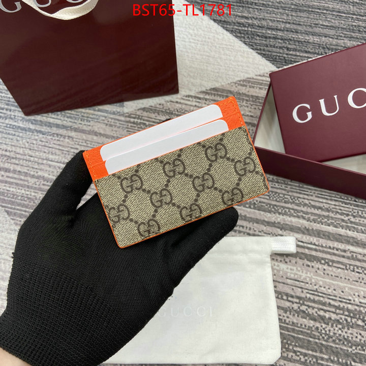 Gucci Bags(TOP)-Wallet- designer wholesale replica ID: TL1781 $: 65USD,