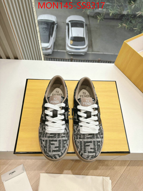 Men Shoes-Fendi 2024 aaaaa replica 1st copy ID: SS8317 $: 145USD