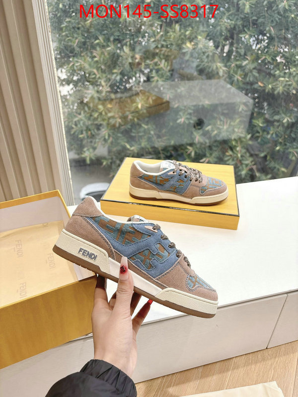 Men Shoes-Fendi 2024 aaaaa replica 1st copy ID: SS8317 $: 145USD