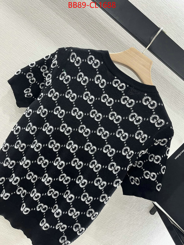 Clothing-Gucci high quality 1:1 replica ID: CL1688 $: 89USD
