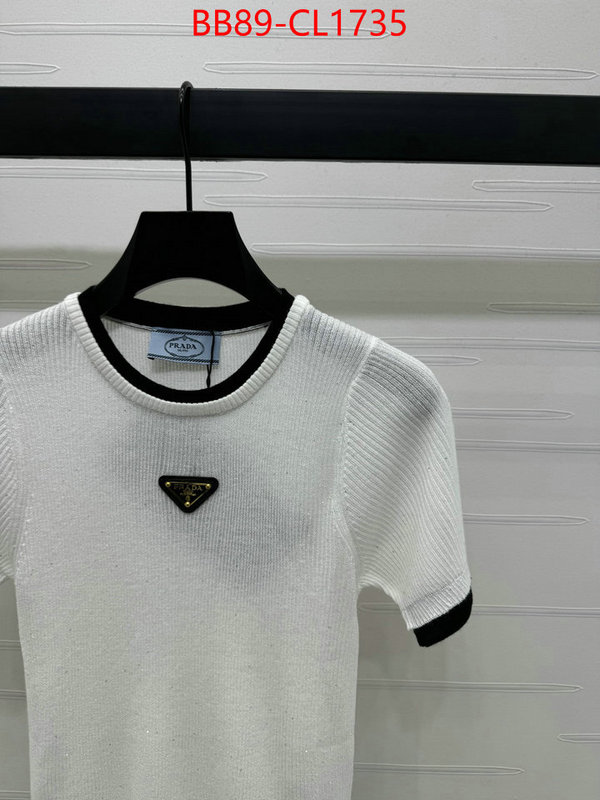 Clothing-Prada new designer replica ID: CL1735 $: 89USD