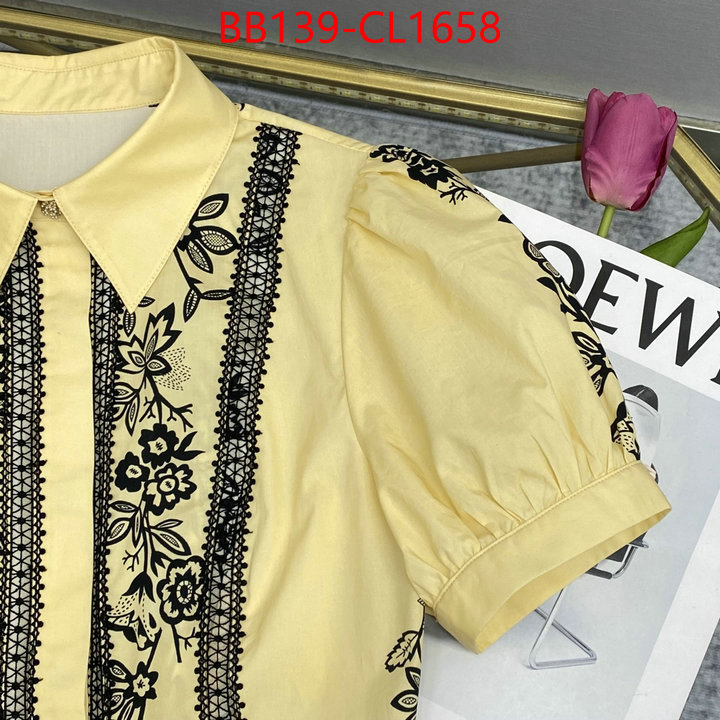 Clothing-Dior designer wholesale replica ID: CL1658 $: 139USD