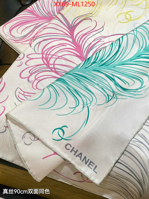 Scarf-Chanel fake high quality ID: ML1250 $: 69USD