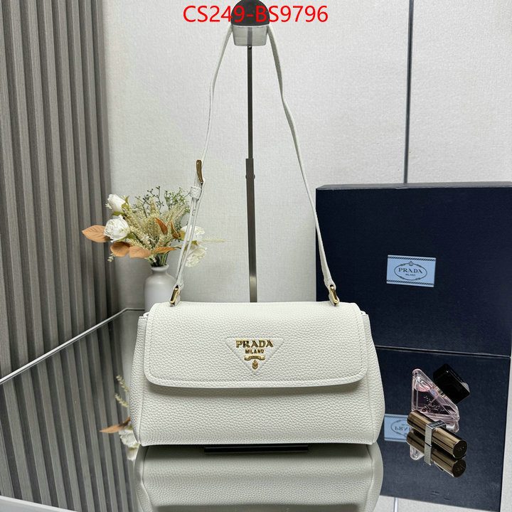 Prada Bags(TOP)-Handbag- 7 star quality designer replica ID: BS9796 $: 249USD,