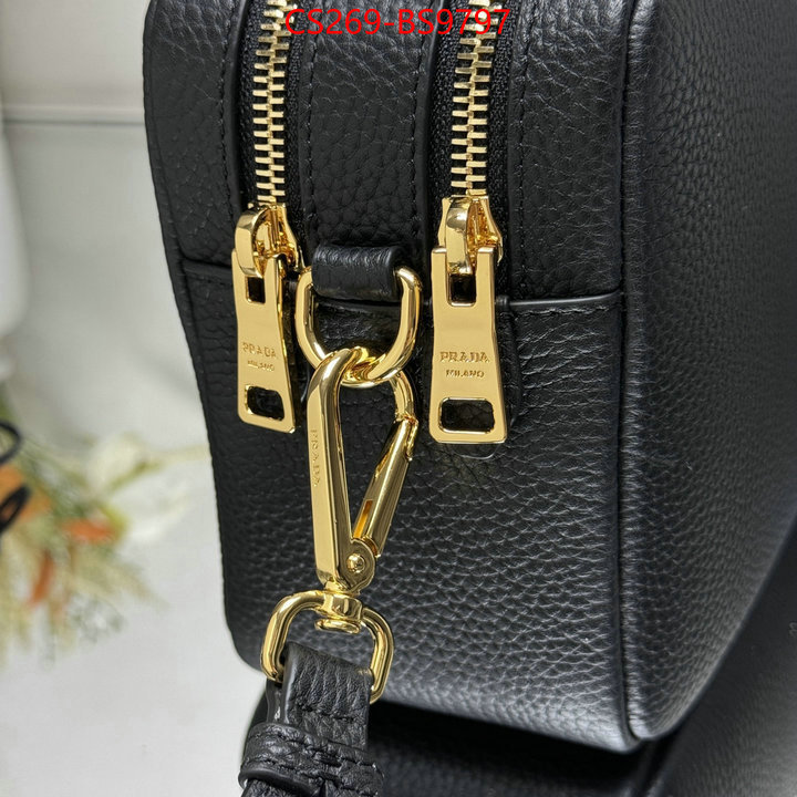 Prada Bags(TOP)-Crossbody- what is a counter quality ID: BS9797 $: 269USD,