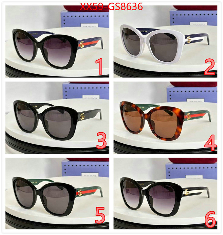 Glasses-Gucci designer replica ID: GS8636 $: 59USD