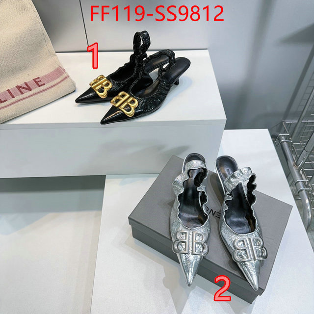 Women Shoes-Balenciaga replica 1:1 high quality ID: SS9812 $: 119USD