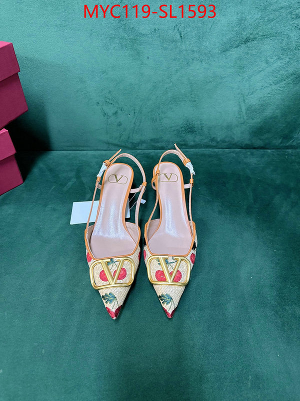 Women Shoes-Valentino designer fake ID: SL1593 $: 119USD