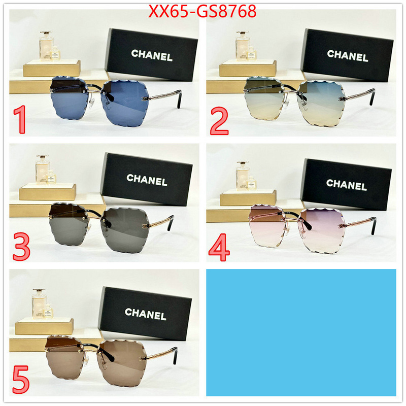 Glasses-Chanel buy the best high quality replica ID: GS8768 $: 65USD