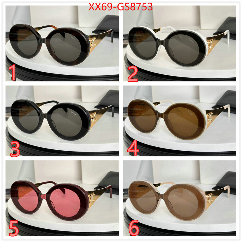 Glasses-CELINE top quality ID: GS8753 $: 69USD