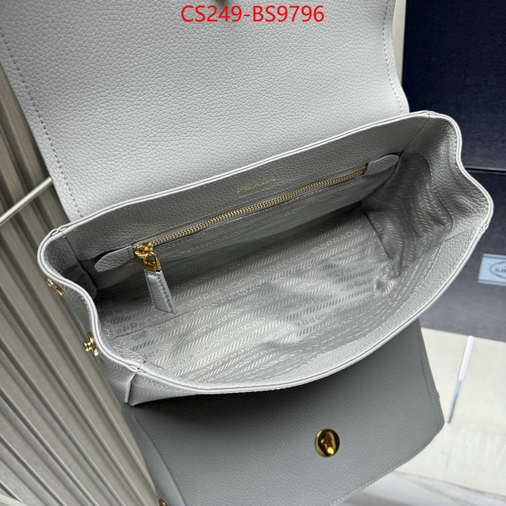 Prada Bags(TOP)-Handbag- 7 star quality designer replica ID: BS9796 $: 249USD,