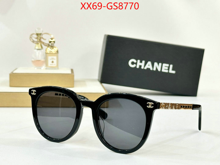 Glasses-Chanel designer fake ID: GS8770 $: 69USD