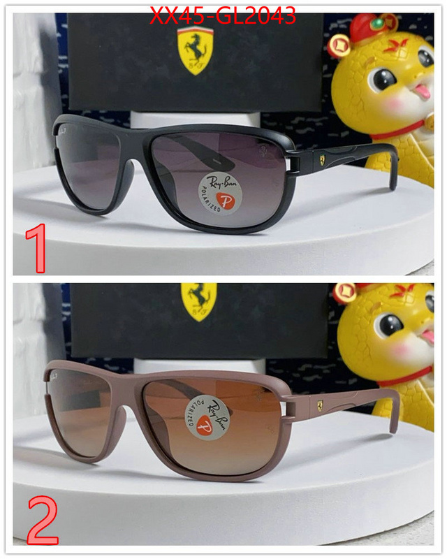 Glasses-RayBan top designer replica ID: GL2043 $: 45USD