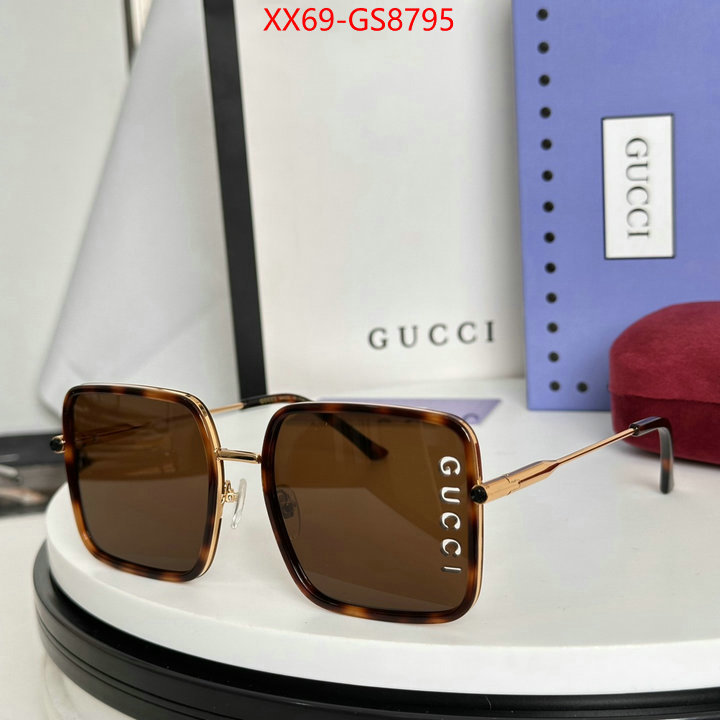 Glasses-Gucci first copy ID: GS8795 $: 69USD
