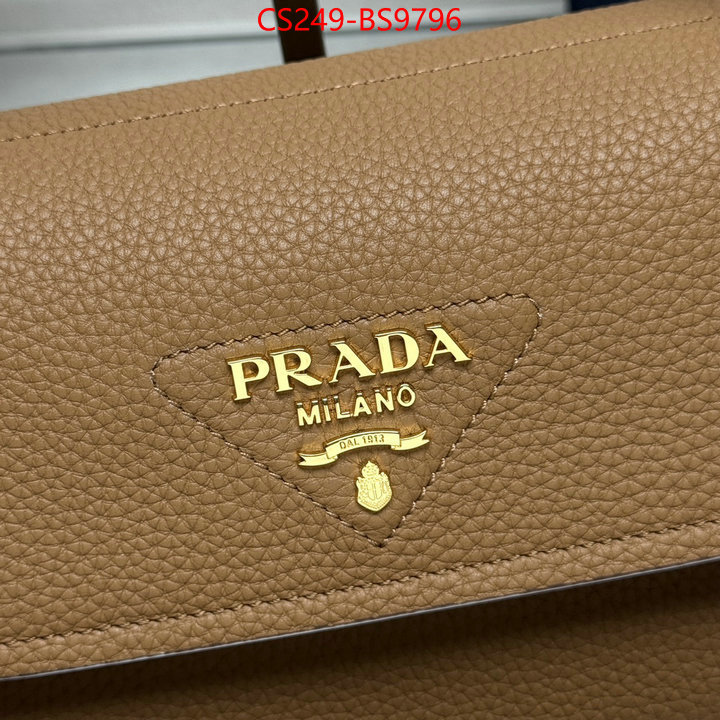 Prada Bags(TOP)-Handbag- 7 star quality designer replica ID: BS9796 $: 249USD,