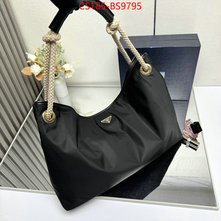 Prada Bags(TOP)-Handbag- replica us ID: BS9795 $: 185USD,