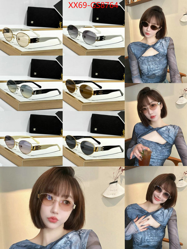 Glasses-Chanel top quality replica ID: GS8764 $: 69USD