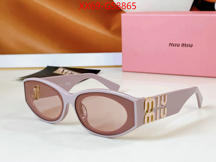 Glasses-Miu Miu fake high quality ID: GS8865 $: 69USD