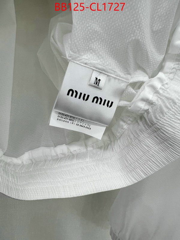 Clothing-MIU MIU wholesale 2024 replica ID: CL1727 $: 125USD