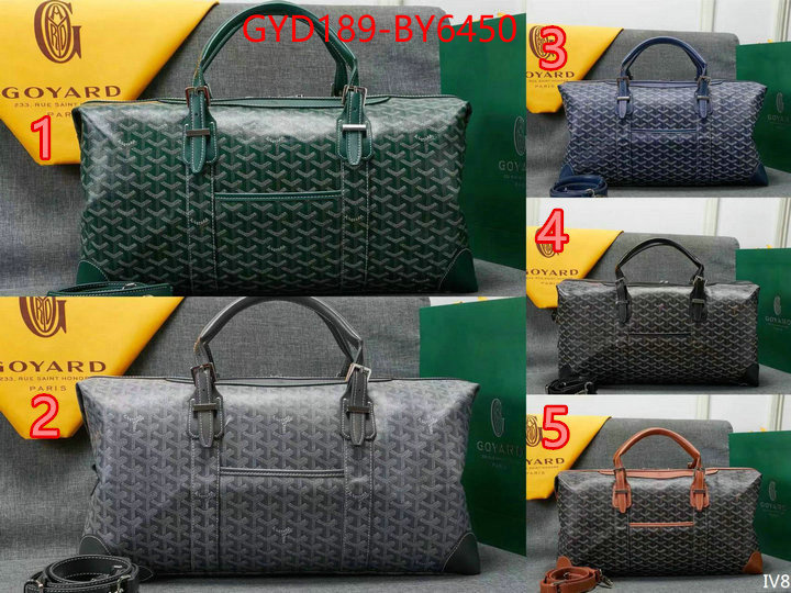 Goyard Bags(4A)-Handbag- designer ID: BY6450 $: 189USD,