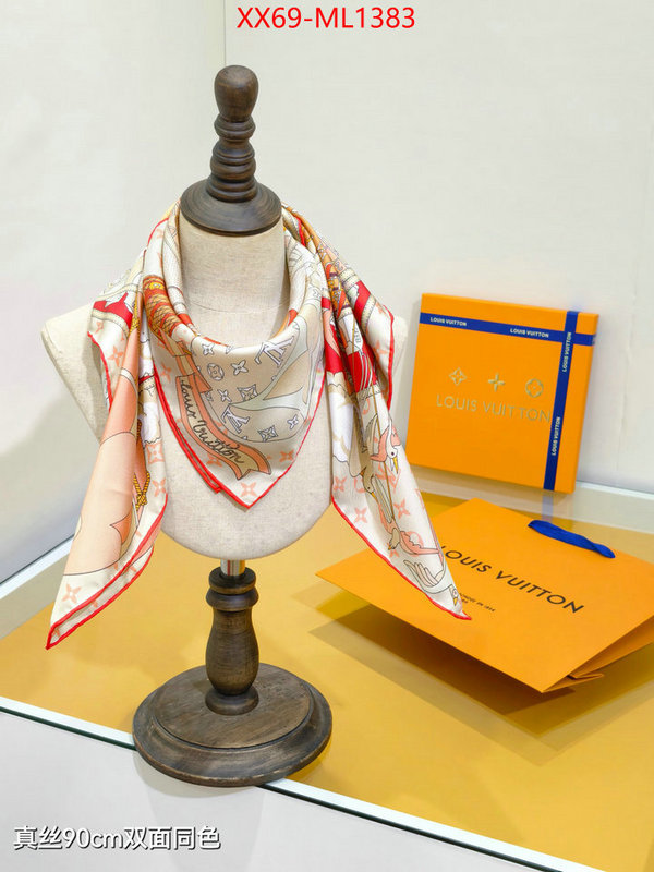 Scarf-LV brand designer replica ID: ML1383 $: 69USD