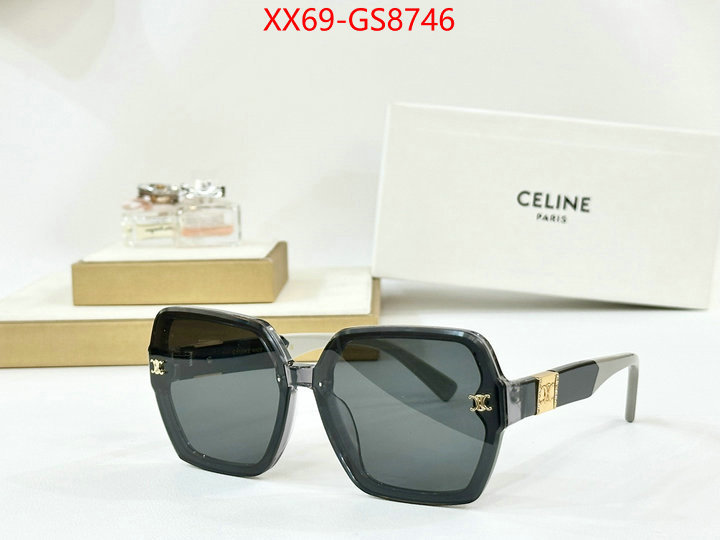 Glasses-CELINE top designer replica ID: GS8746 $: 69USD