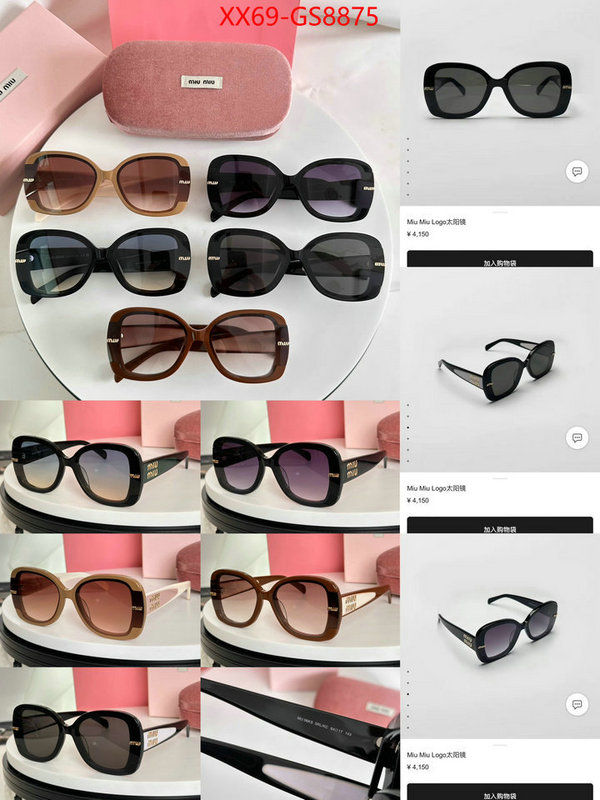 Glasses-Miu Miu best replica new style ID: GS8875 $: 69USD