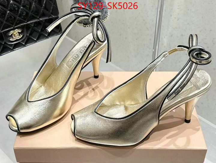 Women Shoes-Miu Miu replica for cheap ID: SK5026 $: 129USD