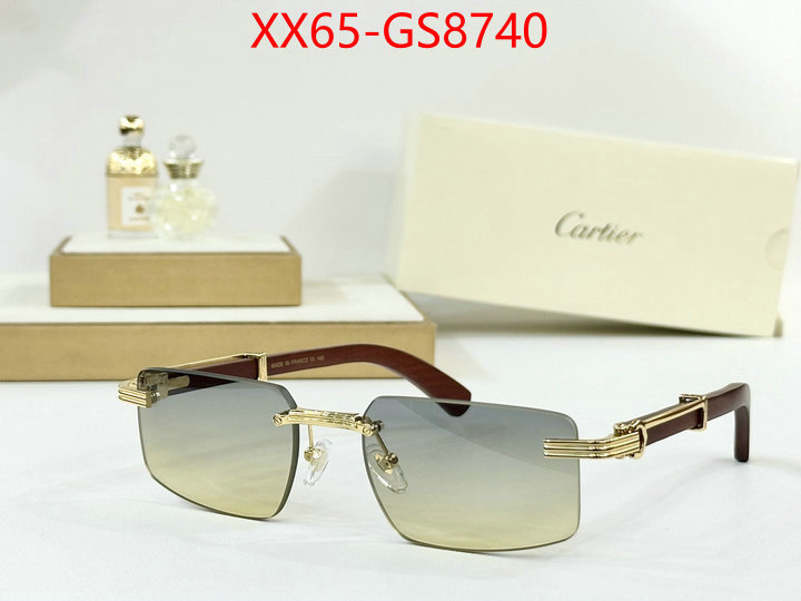 Glasses-Cartier knockoff ID: GS8740 $: 65USD