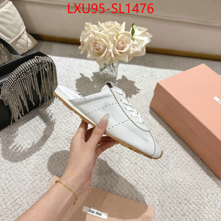 Women Shoes-Miu Miu 2024 aaaaa replica customize ID: SL1476 $: 95USD