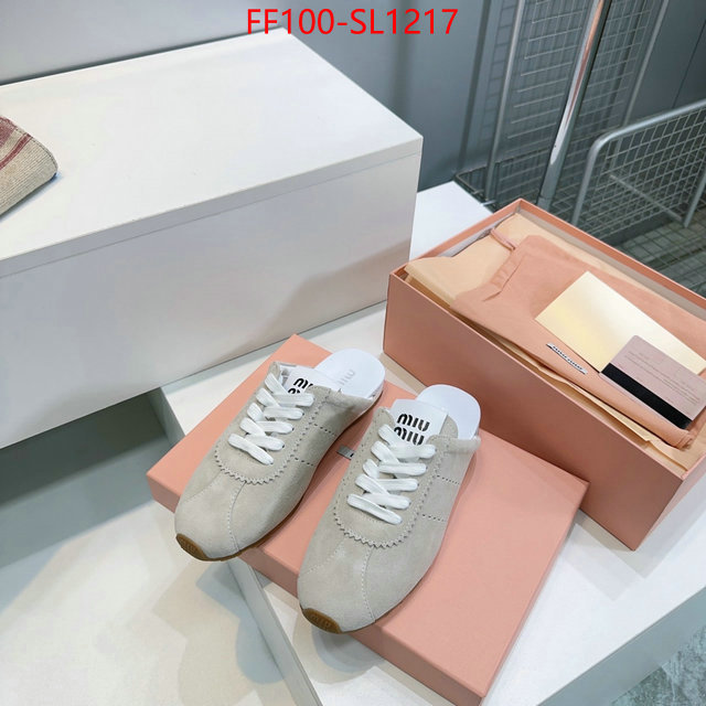Women Shoes-Miu Miu designer 1:1 replica ID: SL1217 $: 100USD